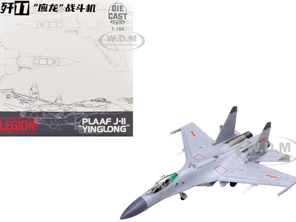 Shenyang J-11BH Yinglong Aircraft "Blue 24" (2014) People’s Liberation Army Navy Air Force 1/100 Diecast Model Airplane by Legion