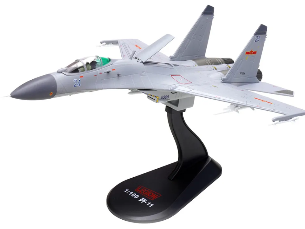 Shenyang J-11BH Yinglong Aircraft "Blue 24" (2014) People’s Liberation Army Navy Air Force 1/100 Diecast Model Airplane by Legion