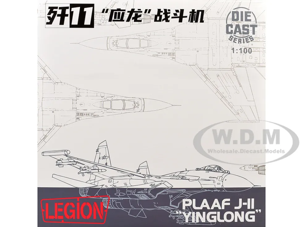Shenyang J-11B Yinglong Aircraft "61021, Northern Theater Command" (2019) People's Liberation Army Air Force 1/100 Diecast Model Airplane by Legion