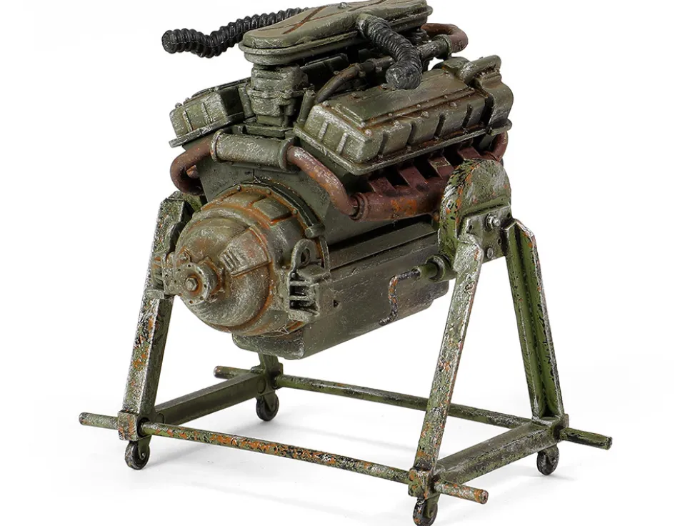 Sherman M4A3 75 Medium Tank U.S. Training vehicle C Company 10th Tank Battalion 5th Armored Division New York 1943 Engine Plus Series 1/32 Diecast Model Metal Proud MP-912131A