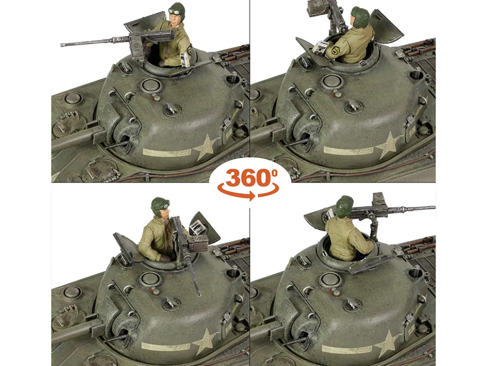 Sherman M4A3 75 Medium Tank U.S. Training vehicle C Company 10th Tank Battalion 5th Armored Division New York 1943 Engine Plus Series 1/32 Diecast Model Metal Proud MP-912131A