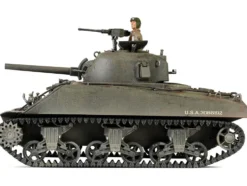 Sherman M4 75 Medium Tank U.S. 753th Tank Battalion Gustav Line Italy 1944 Engine Plus Series 1/32 Diecast Model Metal Proud MP-912101A