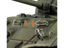 Sherman M4 75 Medium Tank U.S. 753th Tank Battalion Gustav Line Italy 1944 Engine Plus Series 1/32 Diecast Model Metal Proud MP-912101A