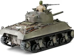 Sherman M4 75 Medium Tank U.S. 753th Tank Battalion Gustav Line Italy 1944 Engine Plus Series 1/32 Diecast Model Metal Proud MP-912101A