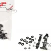 Short Chassis Kit for Kenworth, Peterbilt, and GMC Cabs 1/87 (HO) Plastic Model by Promotex
