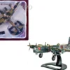 Short Stirling Mk.III Aircraft "Jolly Roger, No. 199 Squadron, 100 Group" (1943) British Royal Air Force "Planes of World War II" Series 1/144 Diecast Model Airplane by Luppa