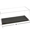 Showcase Acrylic Display Case with Black Synthetic Leather Base Mijo Exclusives 1/18 Scale Models MJ35015L