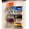 Showcase 12 Car Display Case Wall Mount Clear Back Panel Extra Space Mijo Exclusives 1/64 Scale Models MJ10012
