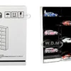 Showcase 12 Car Display Case Wall Mount Black Back Panel Mijo Exclusives 1/64 Scale Models MJ08012BK