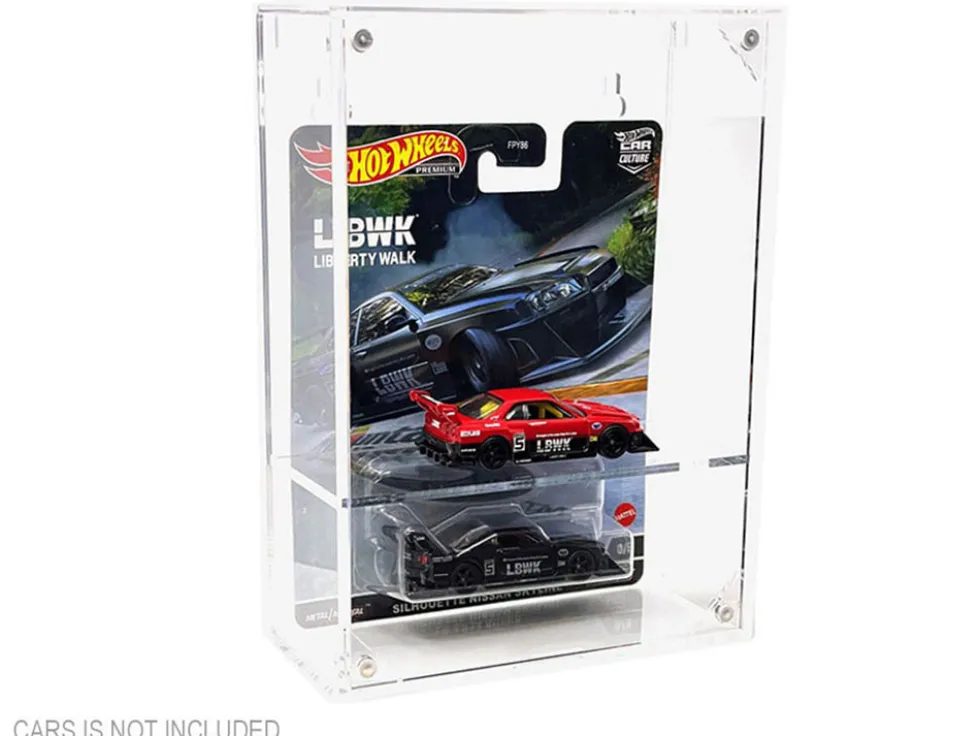 Showcase Premium Collector Single Display Case with Shelf Mijo Exclusives for 1/64 Scale Models MJ15020