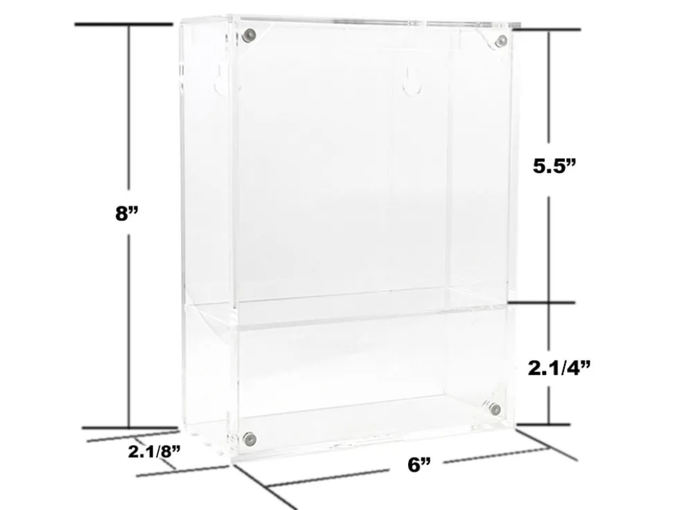 Showcase Premium Collector Single Display Case with Shelf Mijo Exclusives for 1/64 Scale Models MJ15020