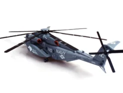 Sikorsky MH-53E Sea Dragon Helicopter "United States Navy, Black Stallions, Tail Number 40" Light Gray 1/72 Diecast Model by Panzerkampf