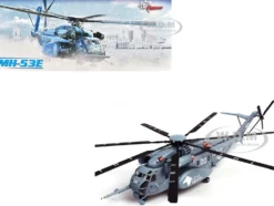 Sikorsky MH-53E Sea Dragon Helicopter "United States Navy, Black Stallions, Tail Number 00" Light Gray 1/72 Diecast Model by Panzerkampf