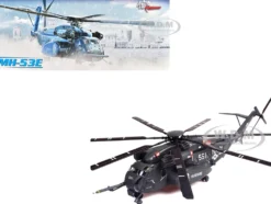 Sikorsky MH-53E Sea Dragon Helicopter "United States Navy, Vanguard, Tail Number 551" Dark Gray 1/72 Diecast Model by Panzerkampf