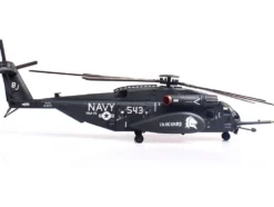 Sikorsky MH-53E Sea Dragon Helicopter "United States Navy, Vanguard, Tail Number 543" Dark Gray 1/72 Diecast Model by Panzerkampf