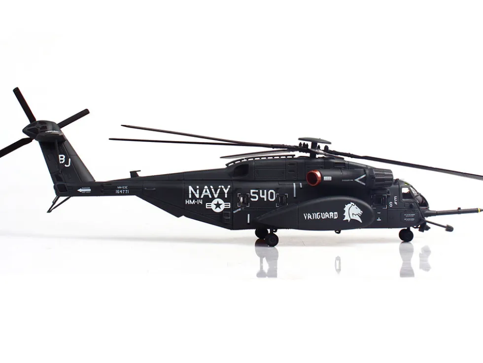 Sikorsky MH-53E Sea Dragon Helicopter "United States Navy, Vanguard, Tail Number 540" Dark Gray 1/72 Diecast Model by Panzerkampf