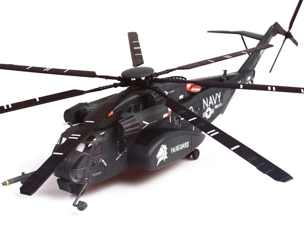 Sikorsky MH-53E Sea Dragon Helicopter "United States Navy, Vanguard, Tail Number 540" Dark Gray 1/72 Diecast Model by Panzerkampf