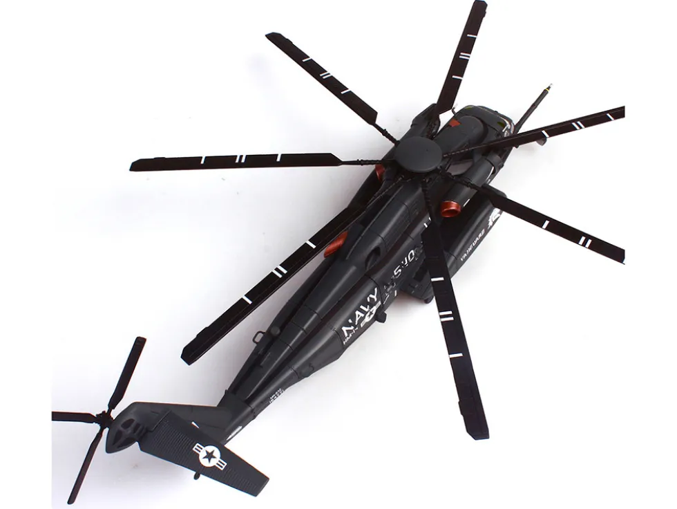 Sikorsky MH-53E Sea Dragon Helicopter "United States Navy, Vanguard, Tail Number 540" Dark Gray 1/72 Diecast Model by Panzerkampf