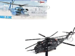Sikorsky MH-53E Sea Dragon Helicopter "United States Navy, Blackhawks, Tail Number 17" Dark Gray 1/72 Diecast Model by Panzerkampf