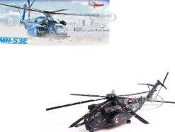 Sikorsky MH-53E Sea Dragon Helicopter "United States Navy, Blackhawks, Tail Number 15" Dark Gray 1/72 Diecast Model by Panzerkampf