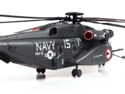 Sikorsky MH-53E Sea Dragon Helicopter "United States Navy, Blackhawks, Tail Number 15" Dark Gray 1/72 Diecast Model by Panzerkampf