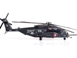 Sikorsky MH-53E Sea Dragon Helicopter "United States Navy, Blackhawks, Tail Number 06" Dark Gray 1/72 Diecast Model by Panzerkampf