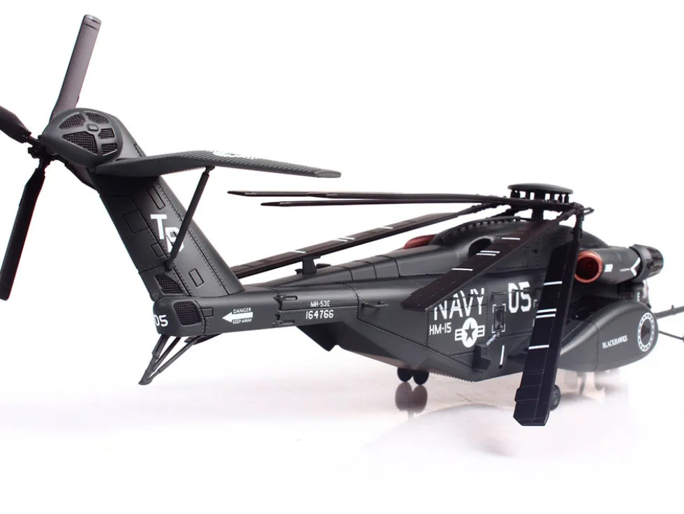 Sikorsky MH-53E Sea Dragon Helicopter "United States Navy, Blackhawks, Tail Number 05" Dark Gray 1/72 Diecast Model by Panzerkampf