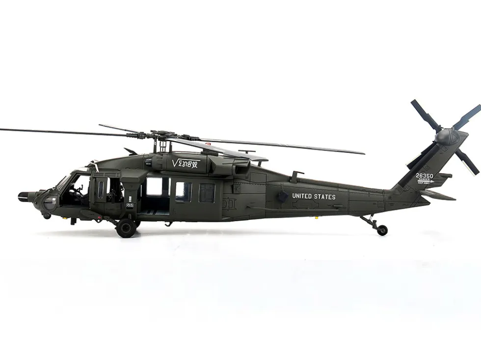 Sikorsky MH-60L Black Hawk Helicopter "160th Special Operations Aviation Regiment, Battle of Mogadishu, Operation Gothic Serpent, Somalia" (1993) United States Army 1/48 Diecast Model by Bless Wing