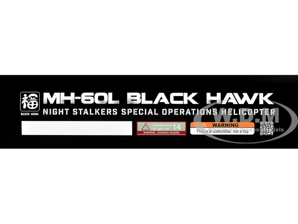 Sikorsky MH-60L Black Hawk Helicopter "160th Special Operations Aviation Regiment, Battle of Mogadishu, Operation Gothic Serpent, Somalia" (1993) United States Army 1/48 Diecast Model by Bless Wing