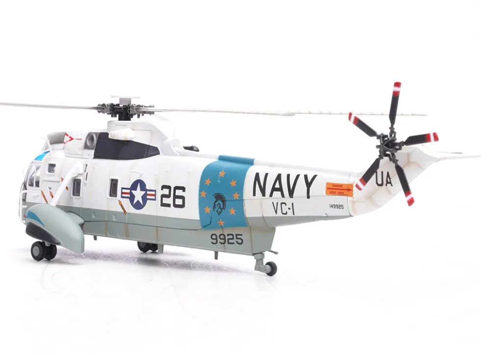Sikorsky SH-3G Sea King Helicopter "149925/UA 26, Fleet Composite Squadron 1, Blue Alii, NAS Barbers Point, Hawaii" (1970s) United States Navy 1/72 Diecast Model by Legion