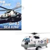 Sikorsky SH-3G Sea King Helicopter "148987/AB 011, Helicopter Combat Support Squadron 2, Fleet Angels, USS John F Kennedy (CVA-67)" (1970s) United States Navy 1/72 Diecast Model by Legion