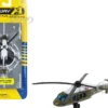 Sikorsky VH 60 White Hawk Helicopter Olive Drab with White Top United States Presidential Helicopter Marine One with Runway Section Diecast Model Runway24 RW235