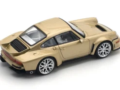 Singer DLS Turbo Gold Metallic 1/64 Diecast Model Car by Pop Race