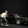 Skateboarder Figurine II for 1/24 Scale Models American Diorama 38341