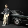 Skateboarder Figurine III for 1/18 Scale Models American Diorama 38242