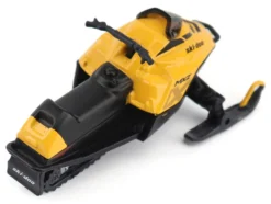 Ski-Doo MXZ Blizzard (Trail Segment) Neo Yellow and Ski-Doo MXZ 120cc (Kid's Model) Neo Yellow Set of 2 Snowmobiles 1/32 Diecast Models by BRP Models