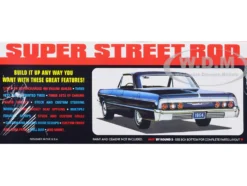 Skill 2 1964 Chevrolet Impala Super Street Rod 3 in 1 Kit 1/25 Scale Model AMT AMT1396