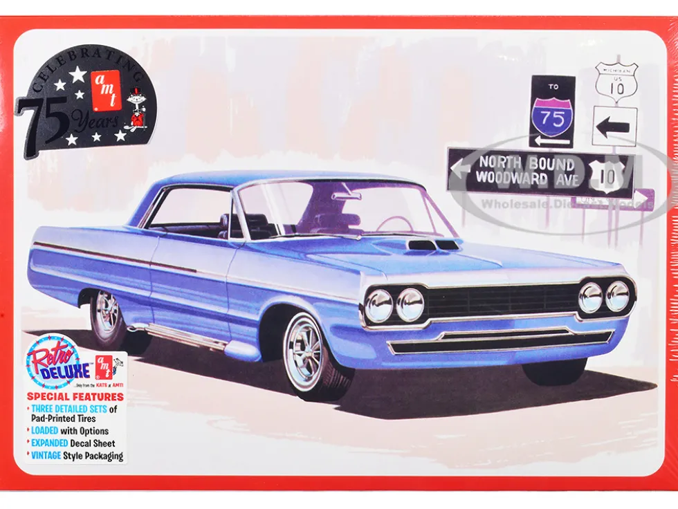 Skill 2 1964 Chevrolet Impala Super Street Rod 3 in 1 Kit 1/25 Scale Model AMT AMT1396