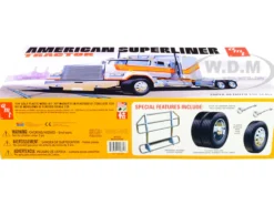 Skill 3 Model Kit American Superliner Semi Tractor 1/24 Scale Model AMT AMT1235