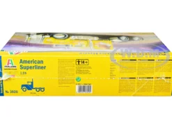 Skill 5 Model Kit American Superliner Truck Tractor Lady Butterfly 1/24 Scale Model Italeri 3820