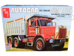 Skill 3 Model Kit Autocar DC-9964B Dump Truck 1/25 Scale Model AMT AMT1150