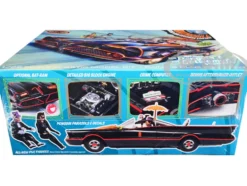 Skill 2 Model Kit 1966 Batmobile Bad Guy Getaway Edition Penguin Catwoman Figures Batman 1966-1968 TV Series 1/25 Scale Model Polar Lights POL998