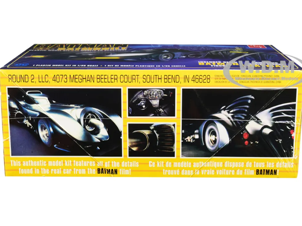 Skill 2 Model Kit Batmobile Resin Batman Figurine Batman 1989 1/25 Scale Model AMT AMT1107 M