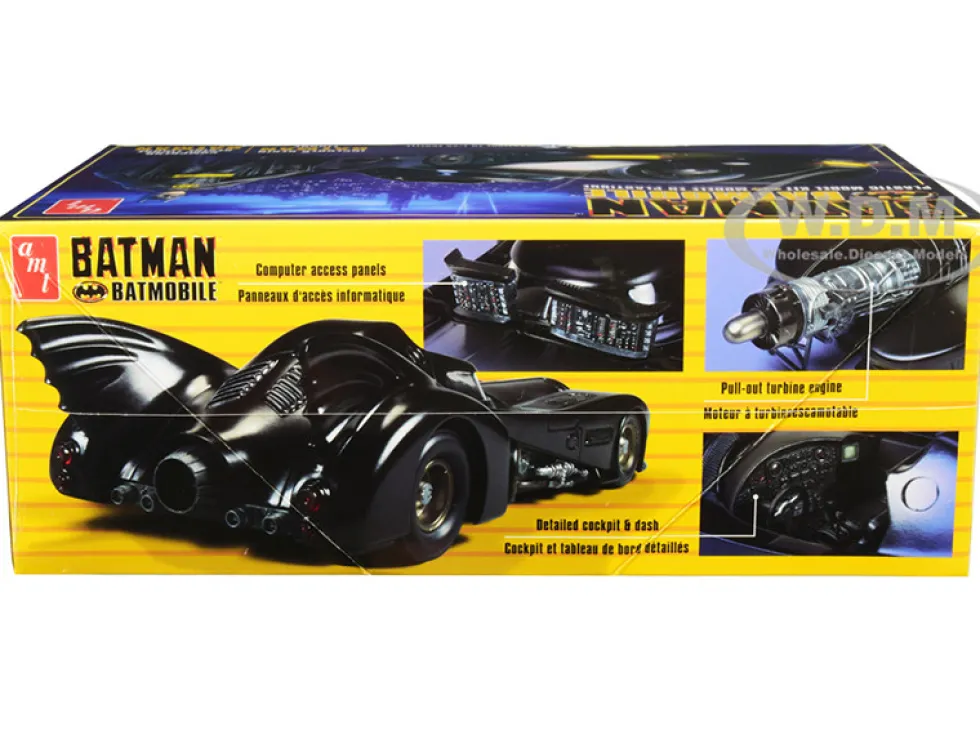 Skill 2 Model Kit Batmobile Resin Batman Figurine Batman 1989 1/25 Scale Model AMT AMT1107 M
