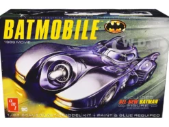 Skill 2 Model Kit Batmobile with Seated Batman Figure "Batman" (1989) Movie 1/25 Scale Model by AMT