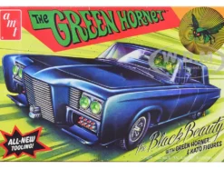 Skill 2 Model Kit Black Beauty The Green Hornet 1966 1967 TV Series with Green Hornet and Kato Figures 1/25 Scale Model AMT AMT1271
