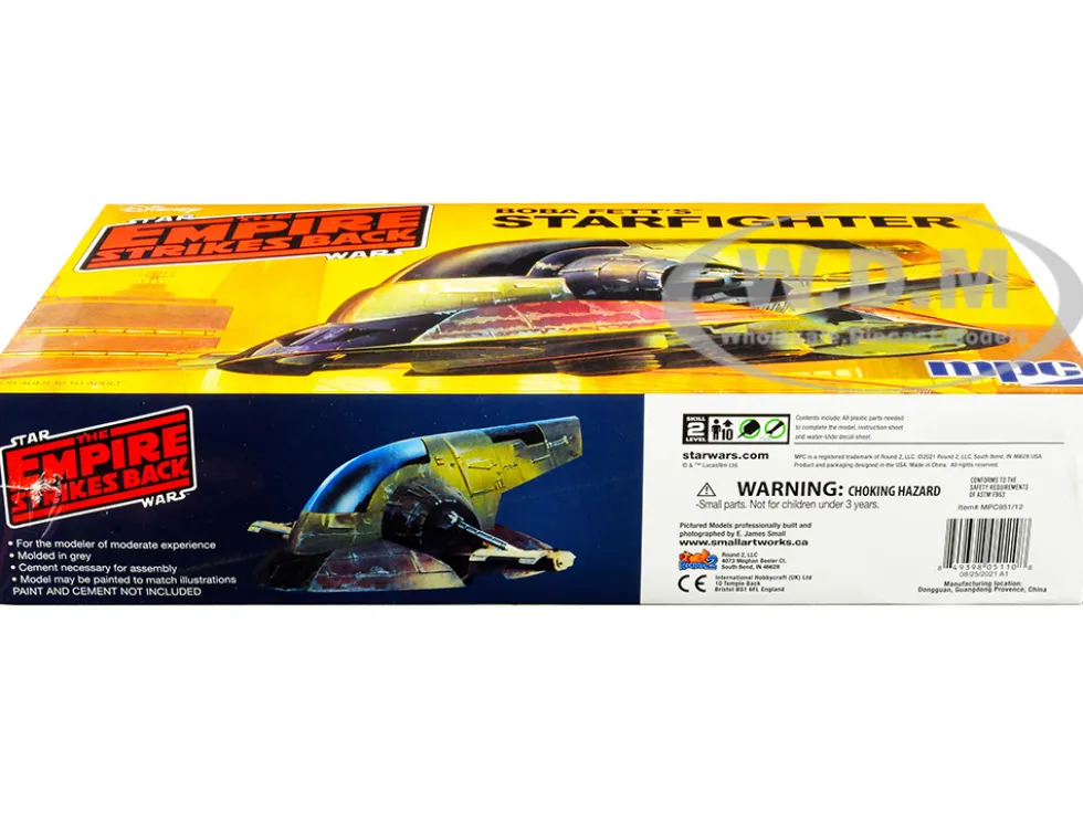 Skill 2 Model Kit Boba Fett's Starfighter Star Wars Episode V The Empire Strikes Back 1980 Movie MPC MPC951