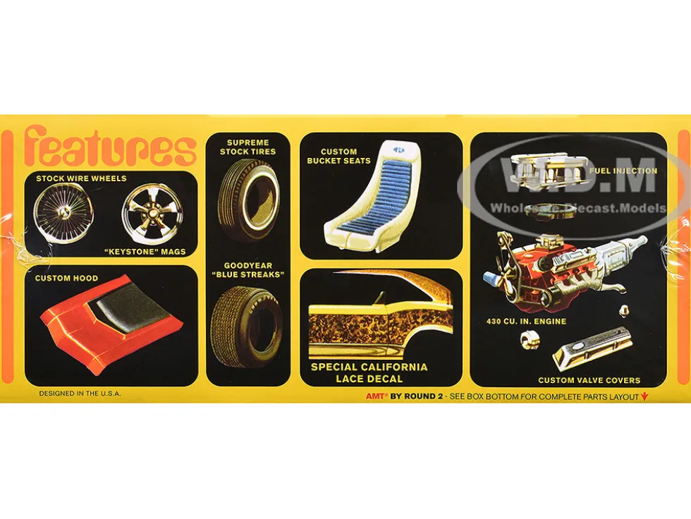 Skill 2 Model Kit 1969 Buick Riviera 1/25 Scale Model by AMT