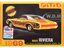 Skill 2 Model Kit 1969 Buick Riviera 1/25 Scale Model by AMT