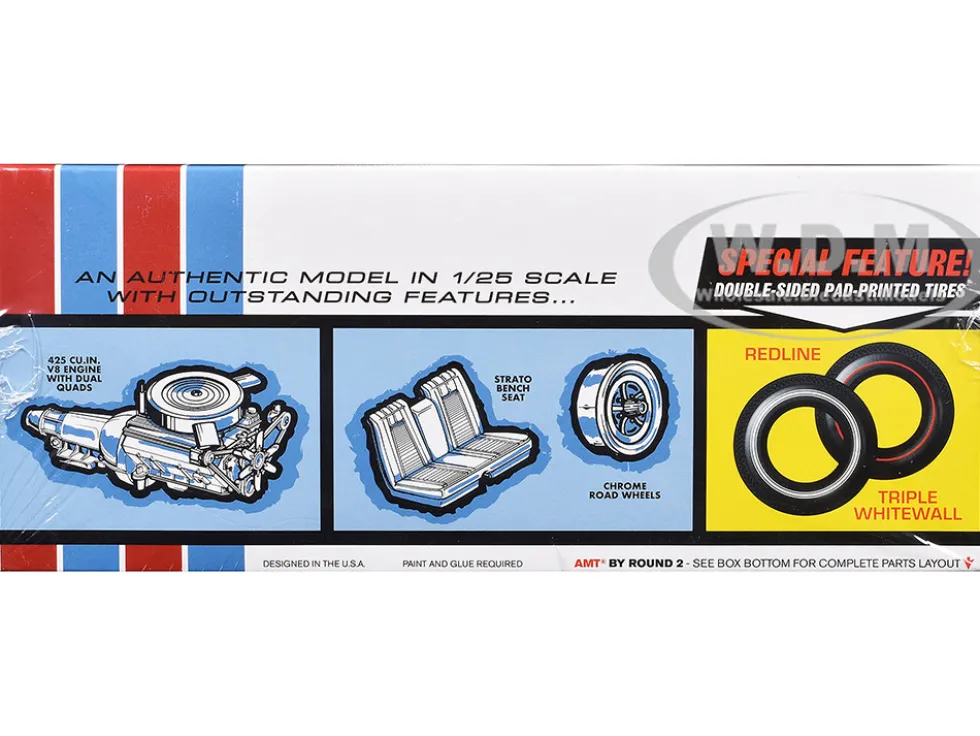 Skill 2 Model Kit 1966 Buick Riviera GS 1/25 Scale Model by AMT